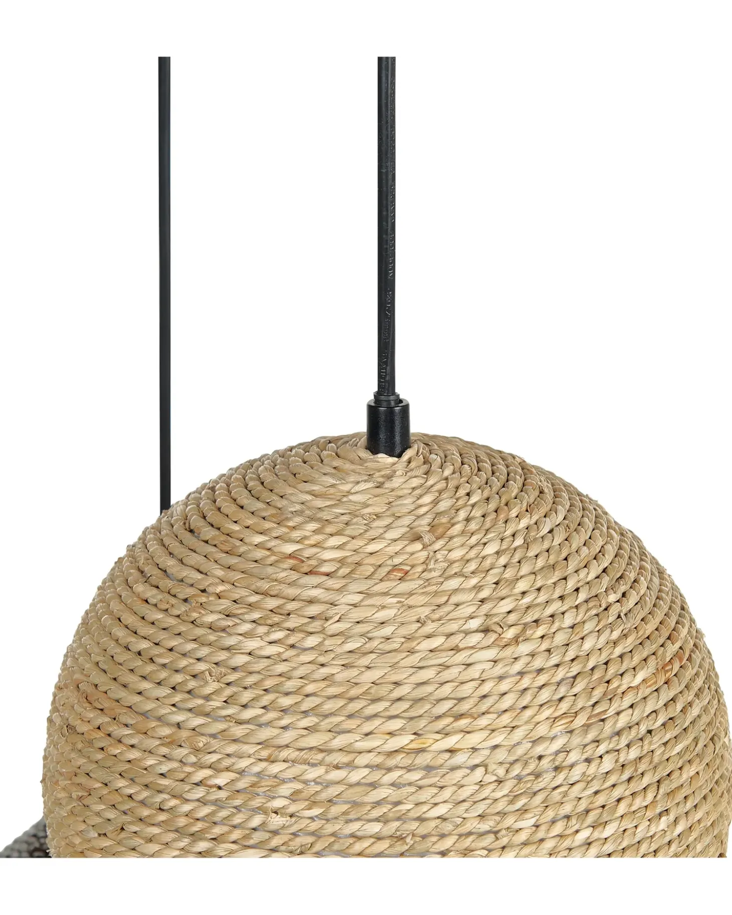 Loftlampe ENDRICK Flet Naturlig Hvid Brun