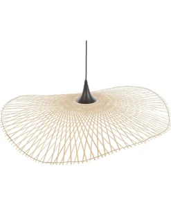 Loftlampe FLOYD Bambus Lysebrun