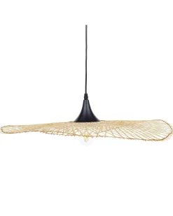 Loftlampe FLOYD Bambus Lysebrun