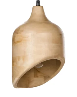 Loftlampe GANDAKI Mangotræ Lysebrun