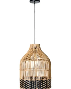 Loftlampe GILO Rattan Naturlig