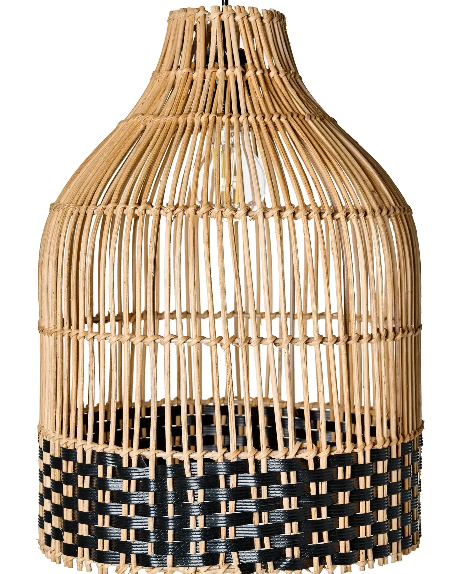 Loftlampe GILO Rattan Naturlig