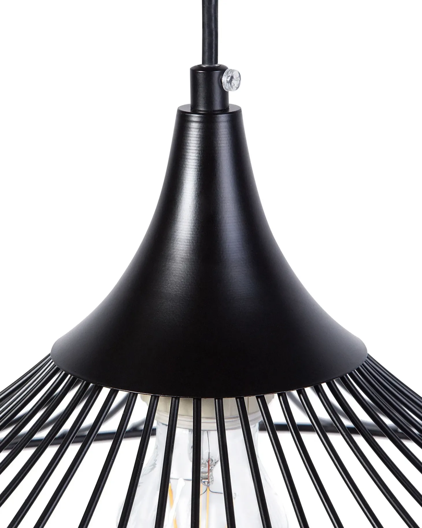 Loftlampe GIONA Metal Sort