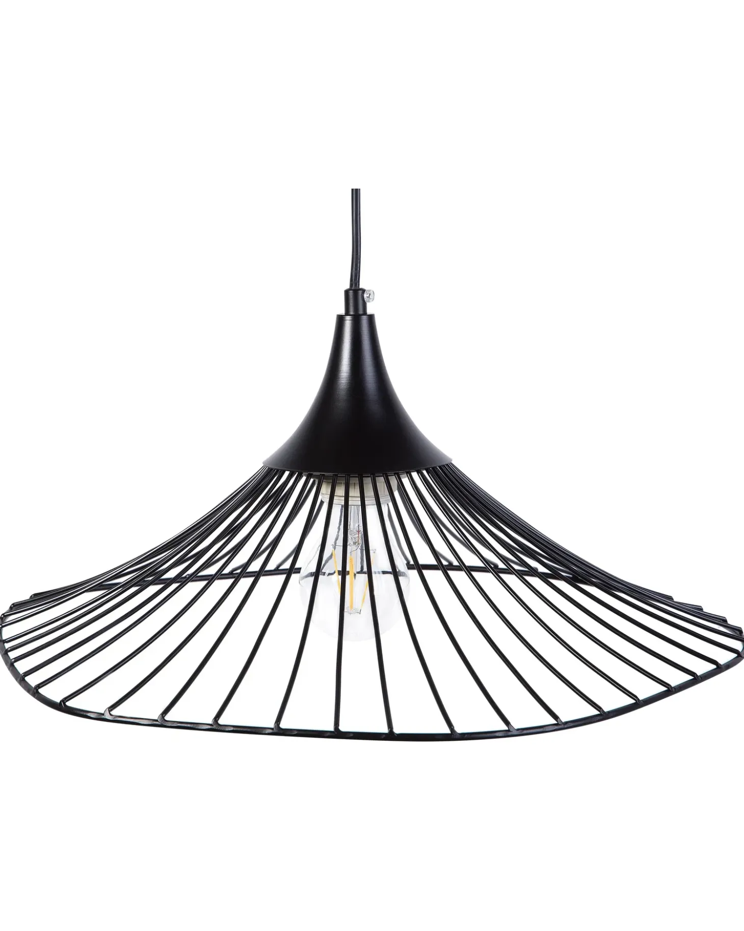 Loftlampe GIONA Metal Sort