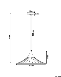 Loftlampe GIONA Metal Sort