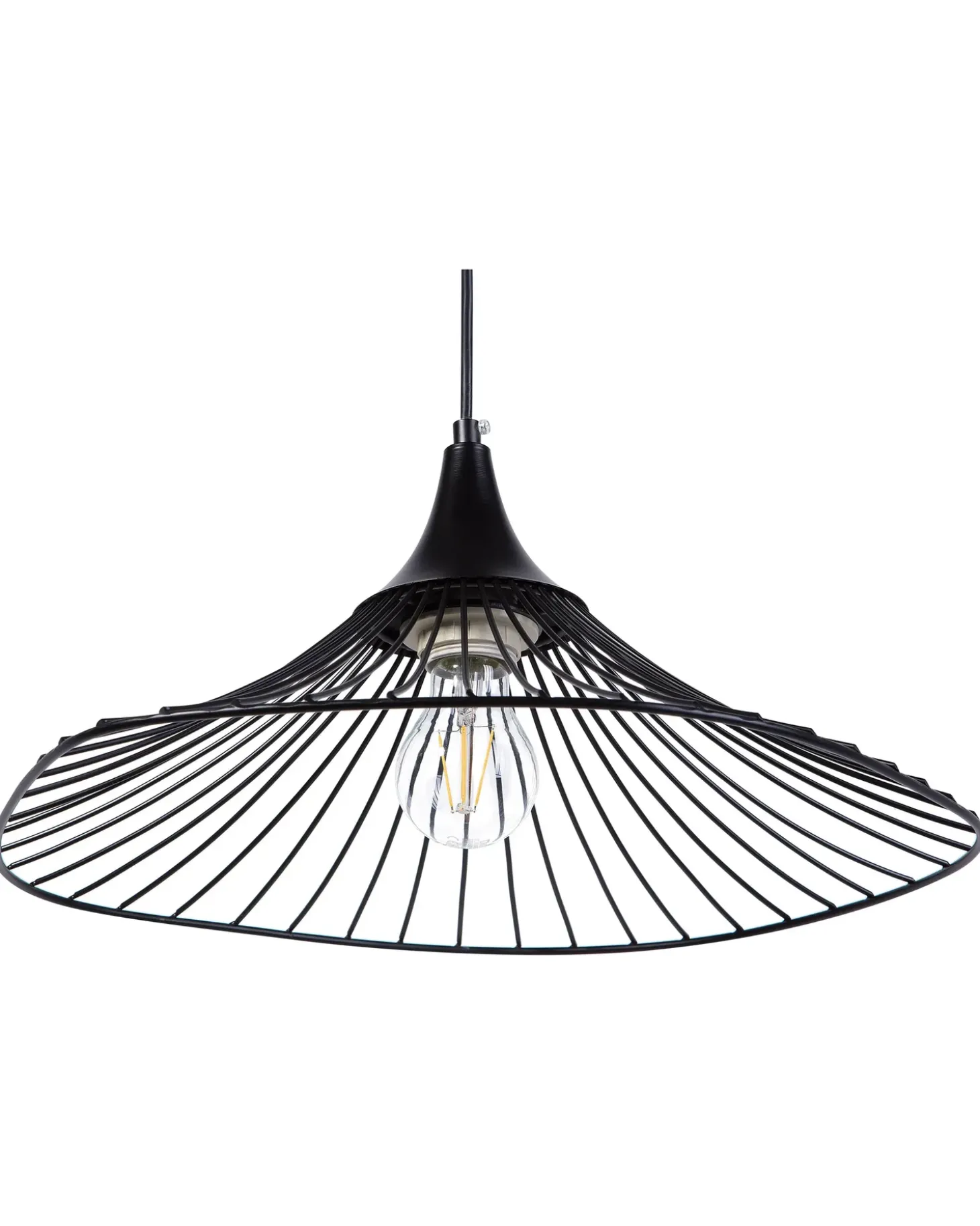 Loftlampe GIONA Metal Sort