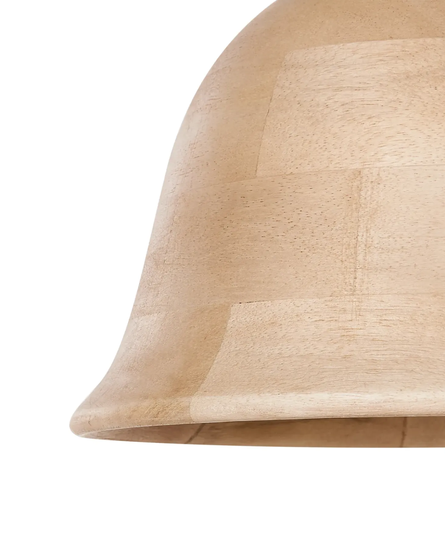 Loftlampe GOIKA Mangotræ Lysebrun