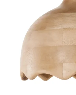 Loftlampe GOMATI Mangotræ Lysebrun