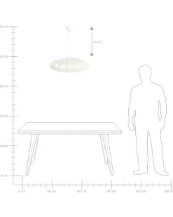 Loftlampe GUACARA Cremehvid