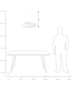 Loftlampe GUACARA Hvid