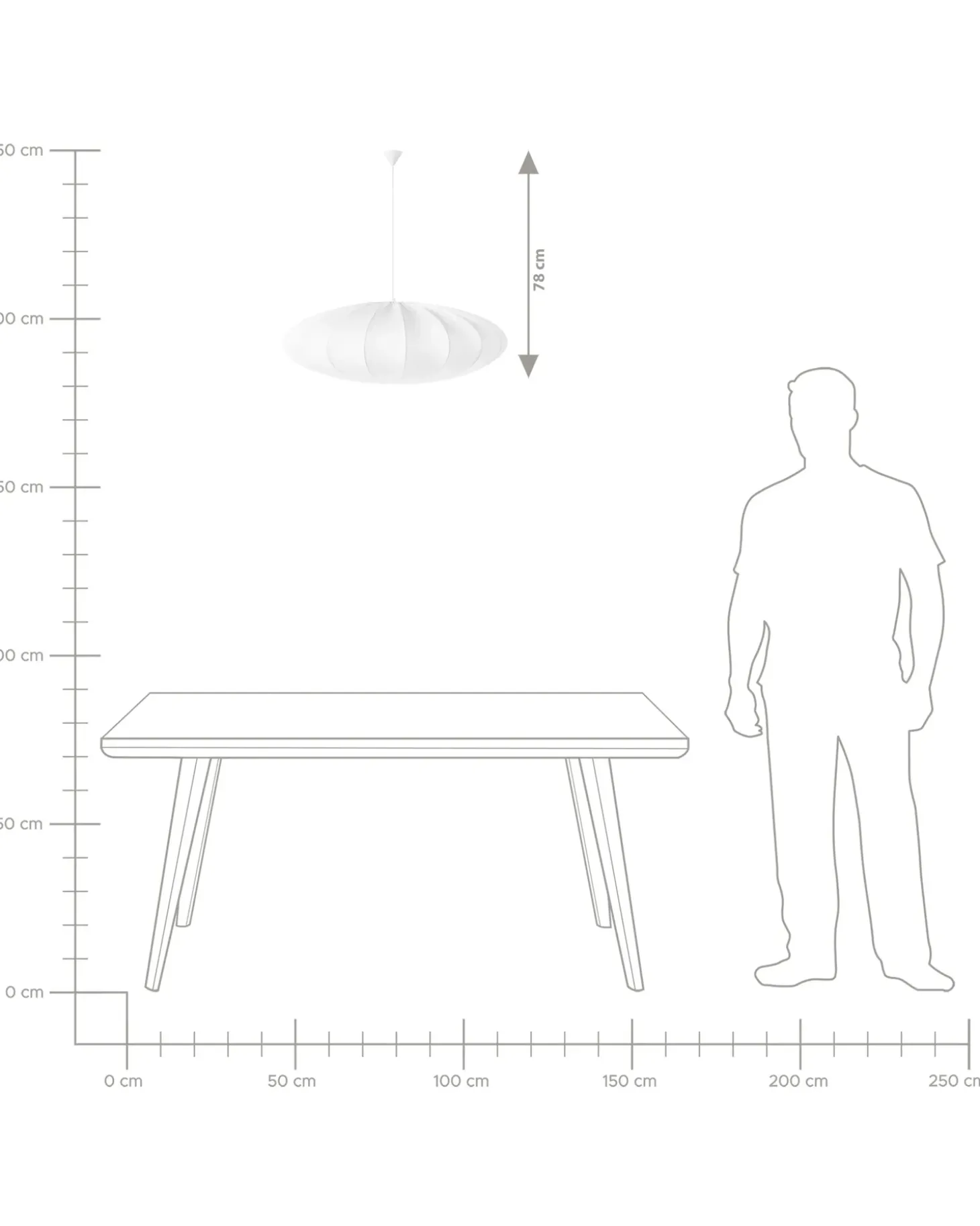 Loftlampe GUACARA Hvid