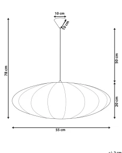 Loftlampe GUACARA Hvid