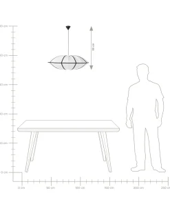 Loftlampe GUASARE Hvid