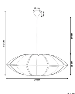 Loftlampe GUASARE Hvid