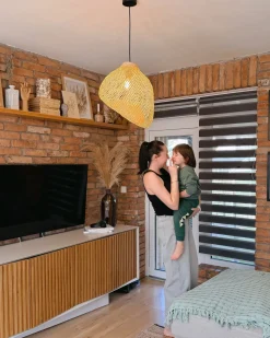 Loftlampe GURABO Bambus Naturlig