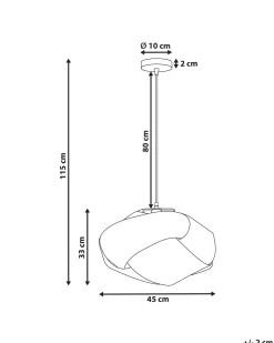 Loftlampe HALIL Bambus Beige