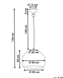 Loftlampe HARANGI Metal Messing