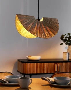 Loftlampe HERRON Papir Naturlig