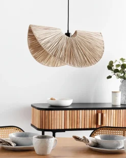 Loftlampe HERRON Papir Naturlig