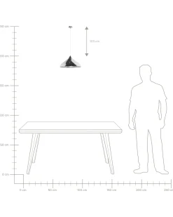 Loftlampe ISKAR Metal Sølv
