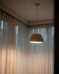 Loftlampe JOKU Metal Lys Beige