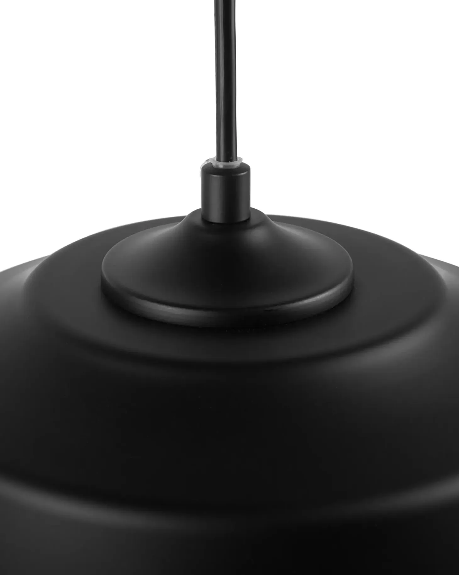 Loftlampe JURUA Glas Sort