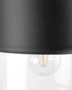 Loftlampe JURUA Glas Sort