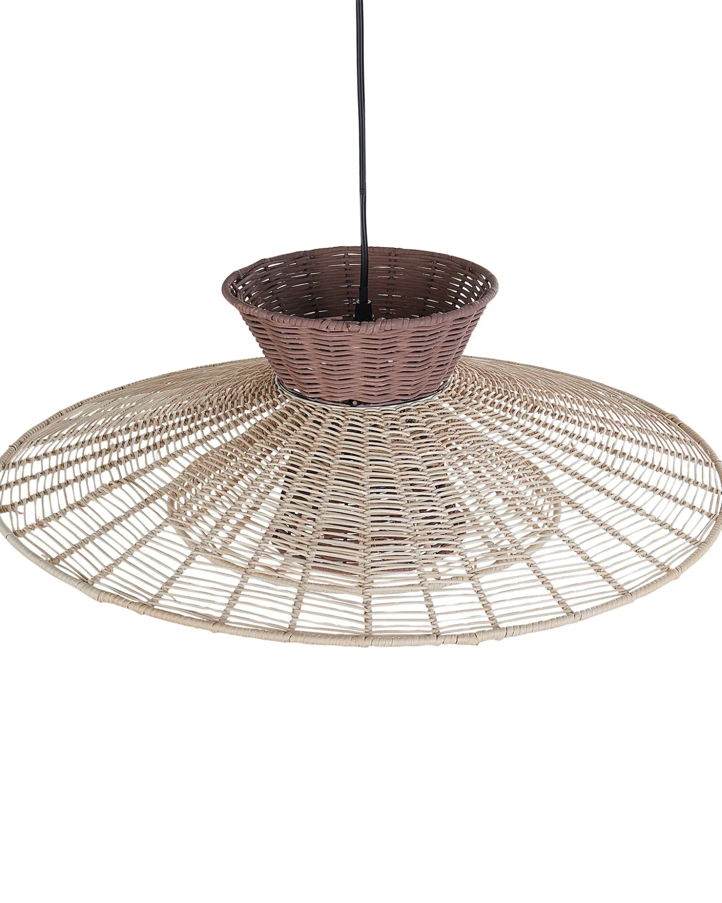 Loftlampe KABOMPO Rattan Brun