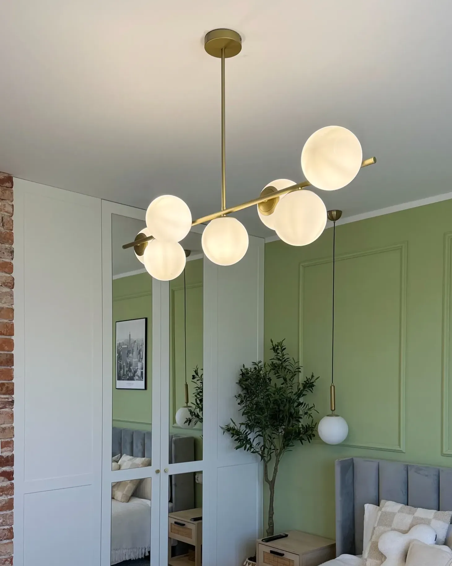 Loftlampe KARLA Metal Guld