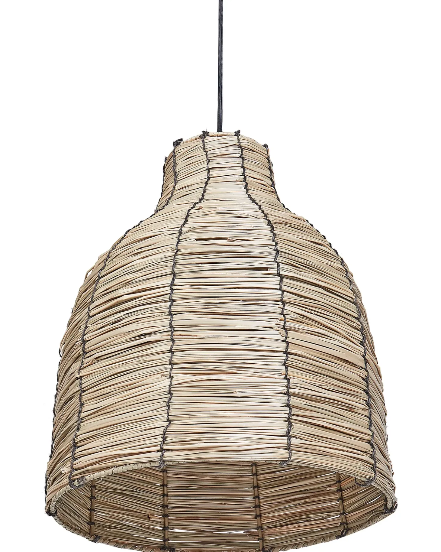 Loftlampe KELAKAS Flet Naturlig
