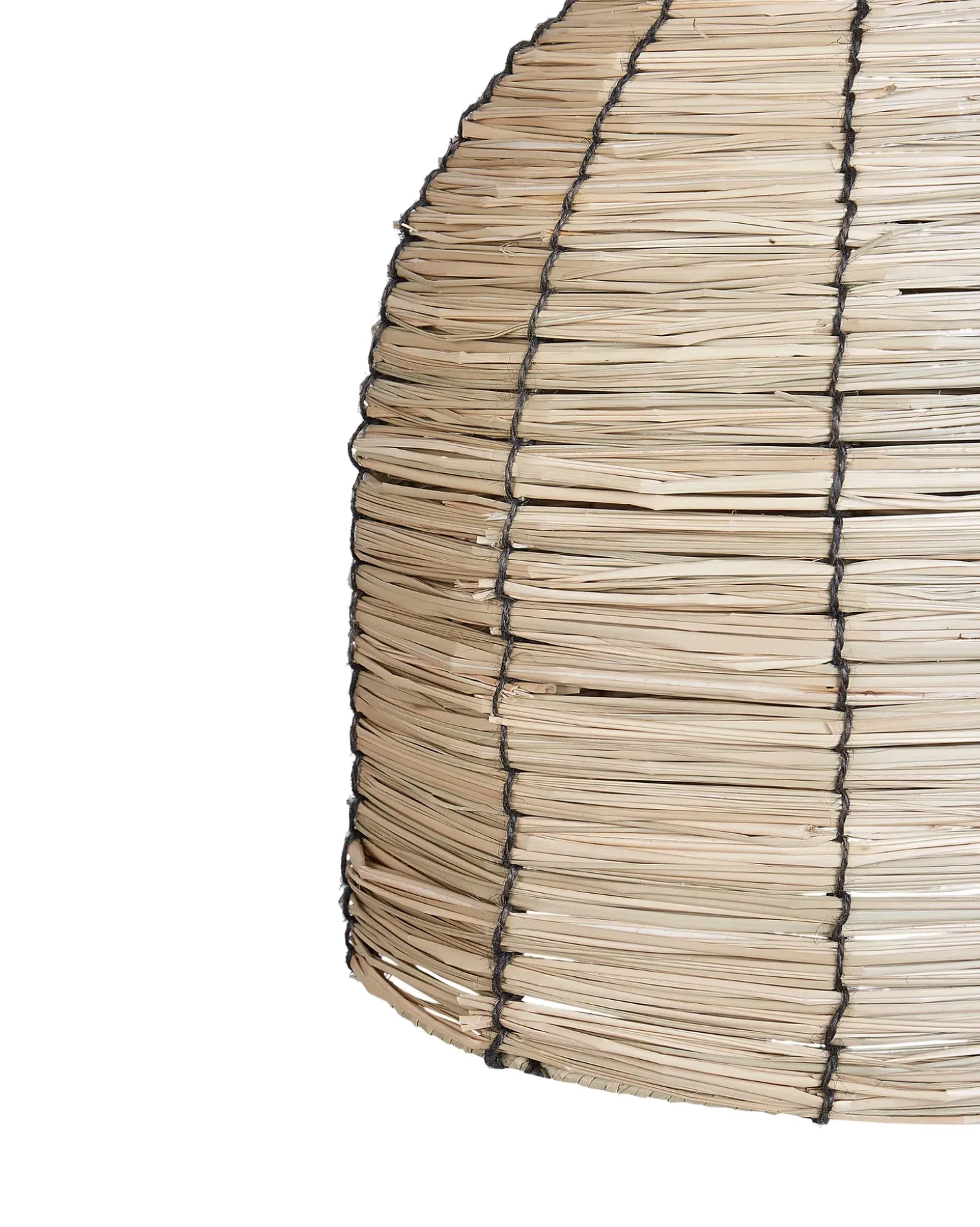 Loftlampe KELAKAS Flet Naturlig