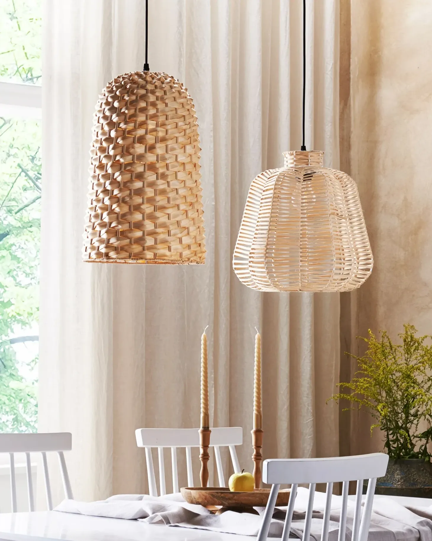 Loftlampe KERIO Bambus Naturlig