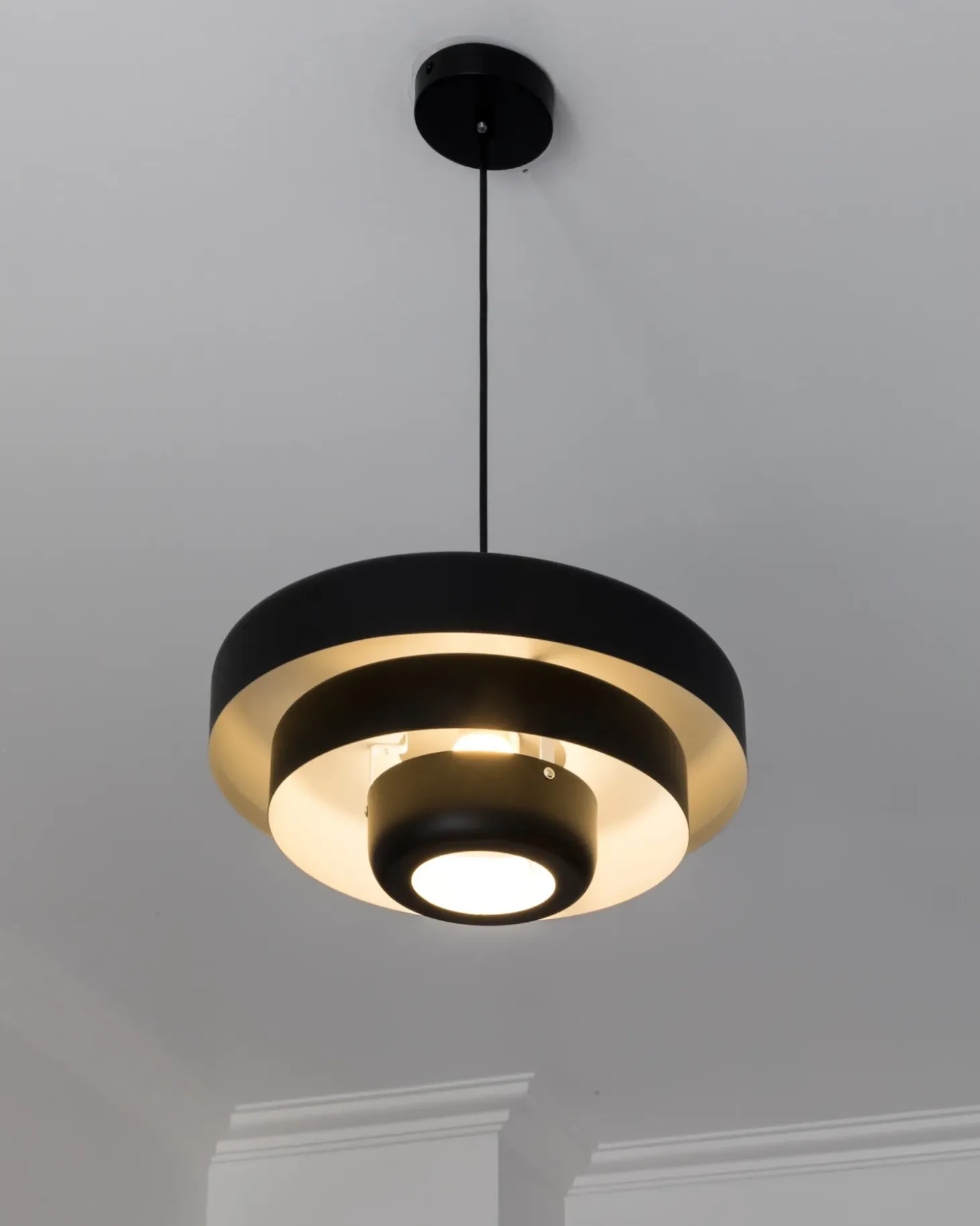 Loftlampe KOLGA Metal Sort