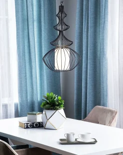 Loftlampe KOLVA Metal Sort