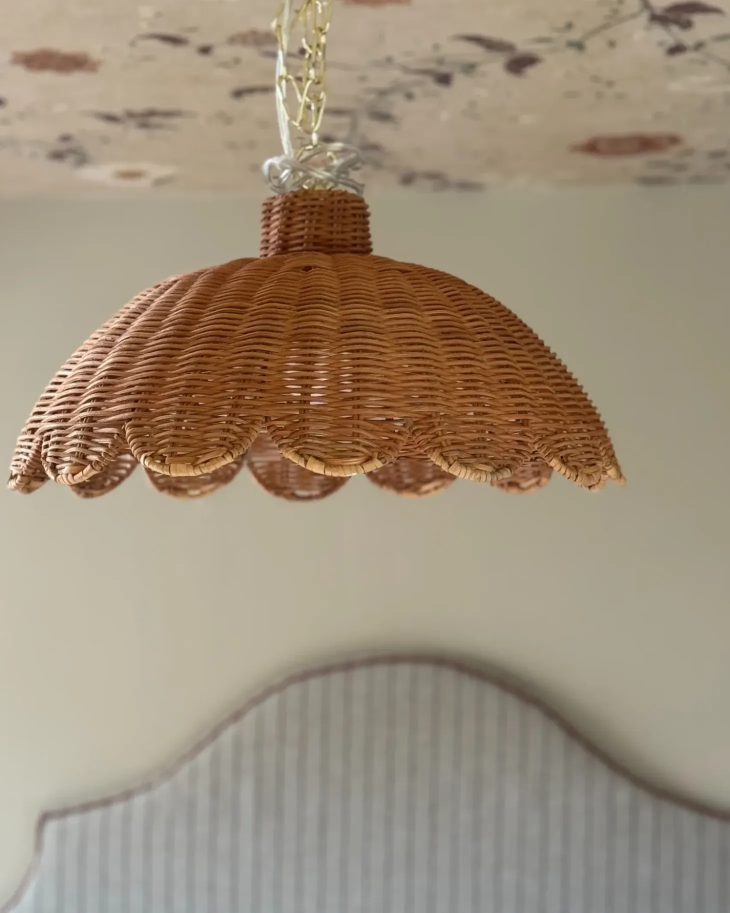 Loftlampe KUKULE Rattan Naturlig