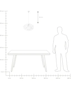 Loftlampe LAMONE Hvid