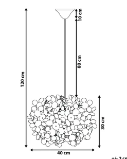 Loftlampe LAMONE Hvid