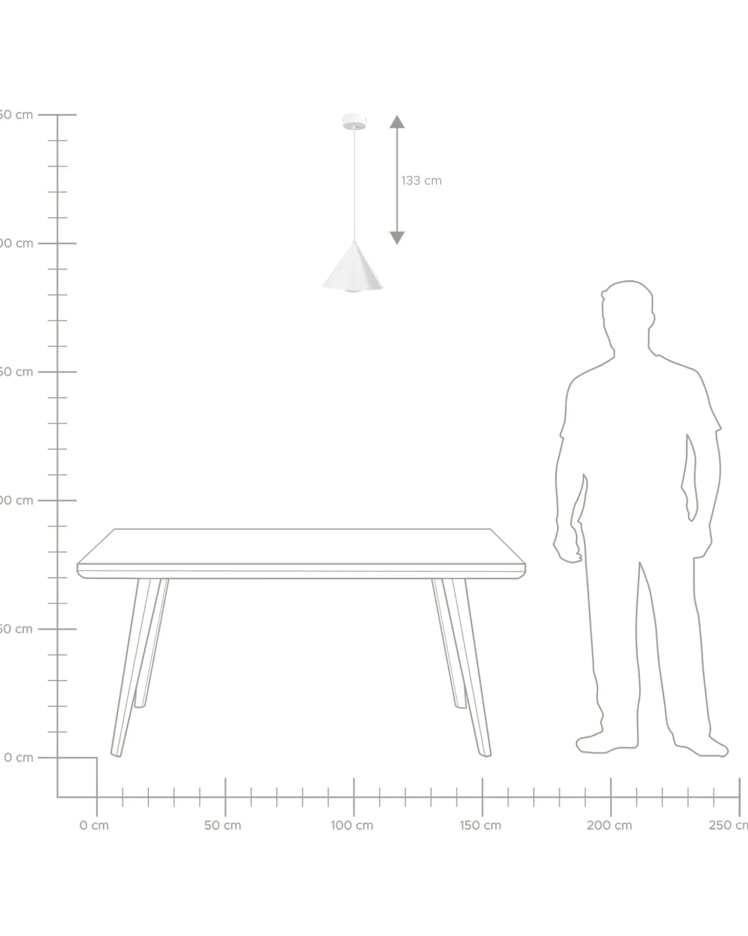 Loftlampe LEYRE Metal Hvid