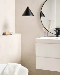 Loftlampe LEYRE Metal Sort