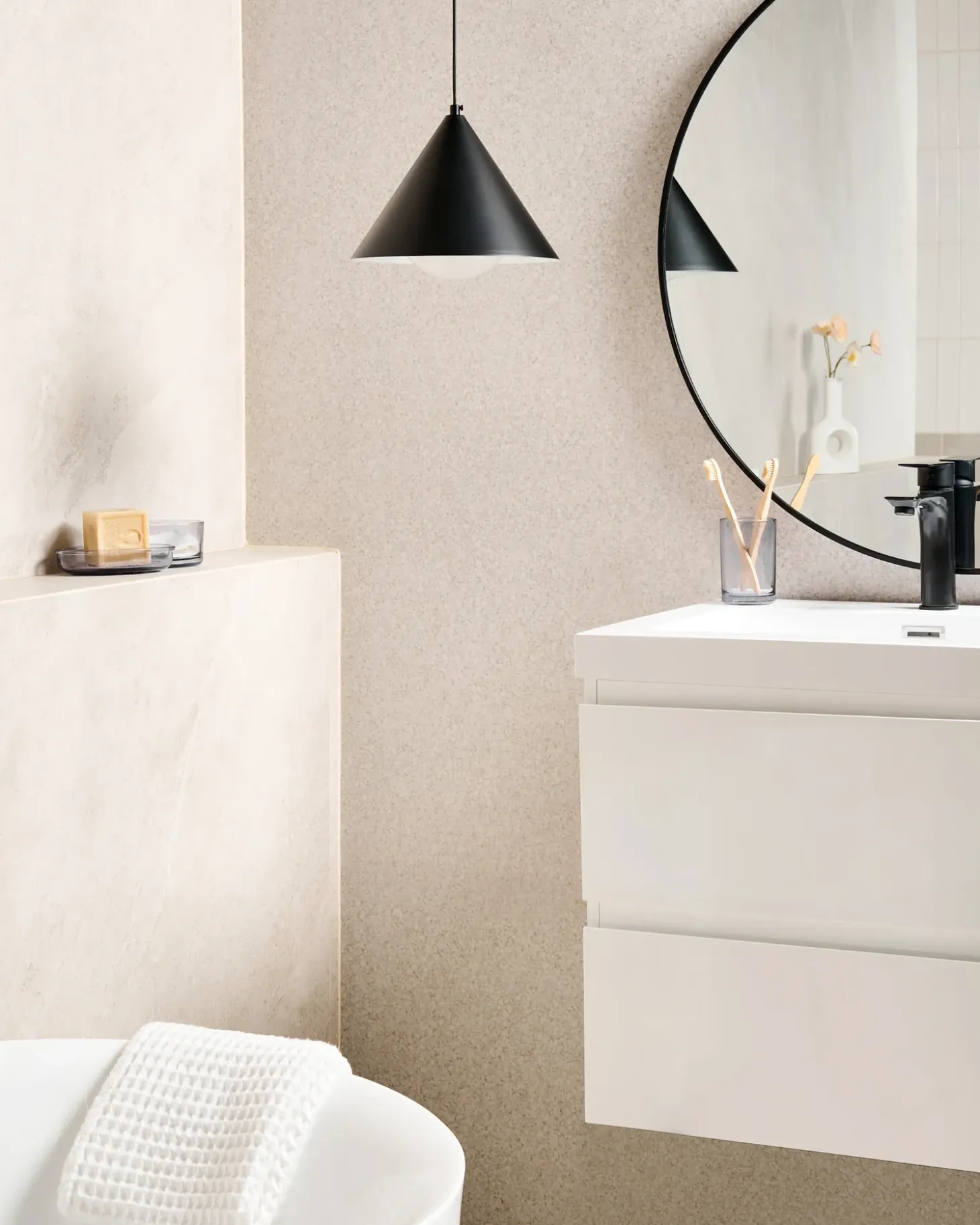 Loftlampe LEYRE Metal Sort