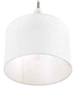 Loftlampe LOKY Metal Hvid/beige