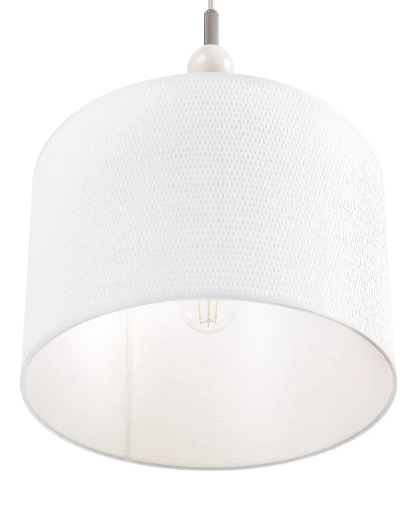 Loftlampe LOKY Metal Hvid/beige