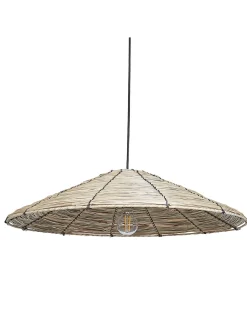 Loftlampe LUAGAN Flet Naturlig