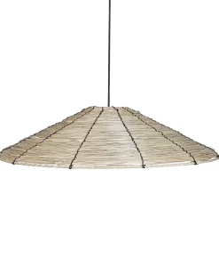 Loftlampe LUAGAN Flet Naturlig