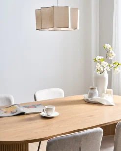 Loftlampe LUENHA Metal Beige