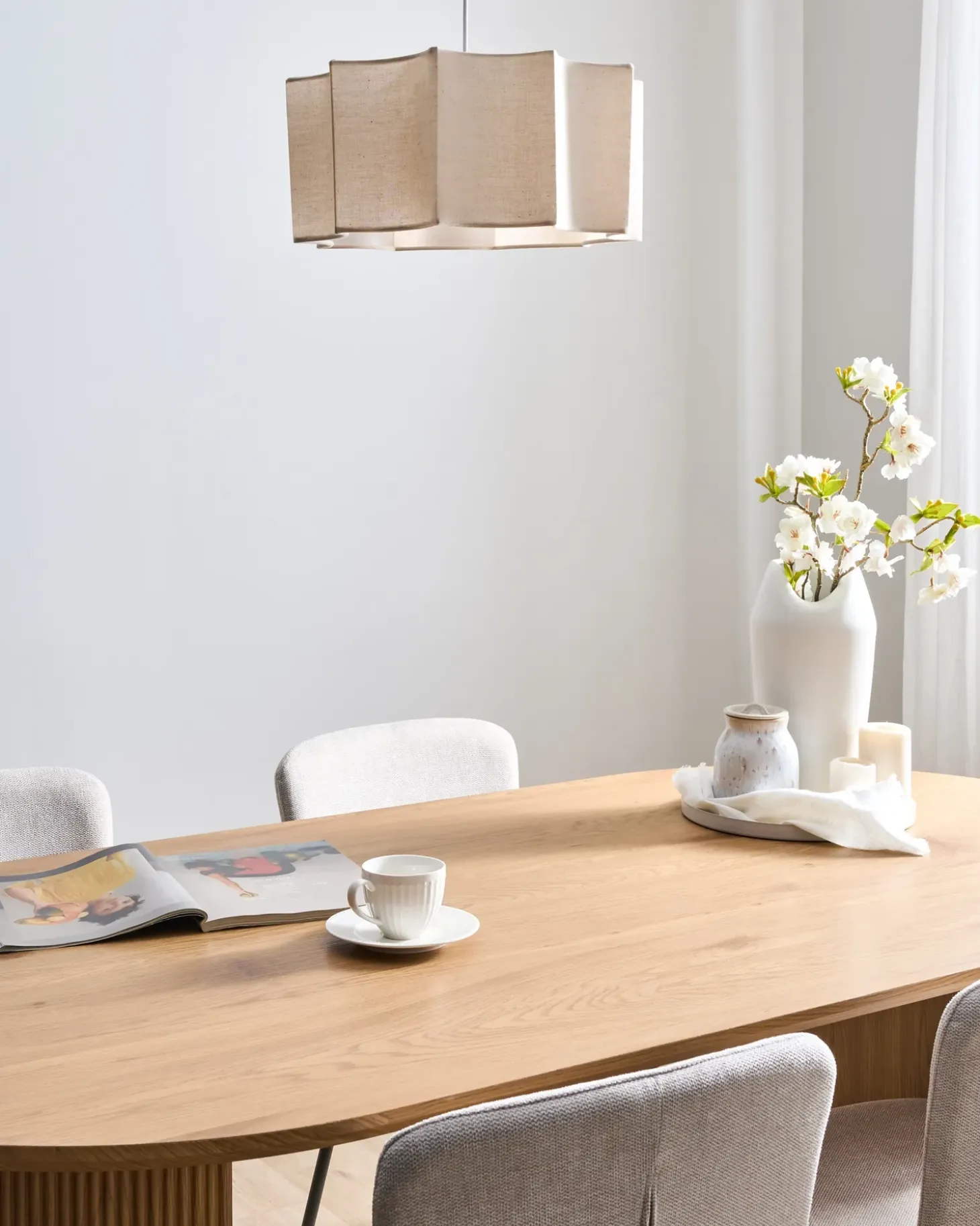 Loftlampe LUENHA Metal Beige