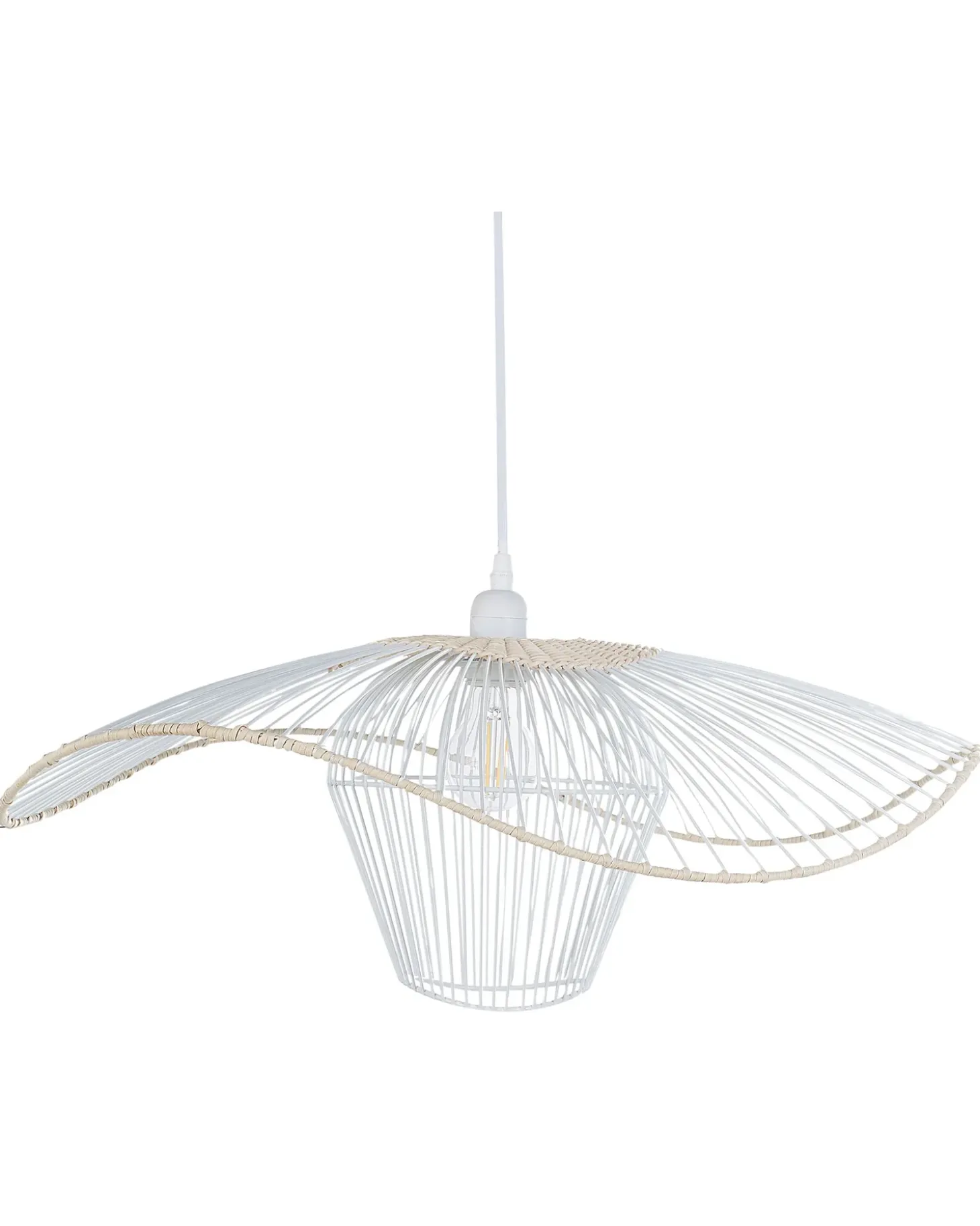 Loftlampe LUNGA Metal Hvid