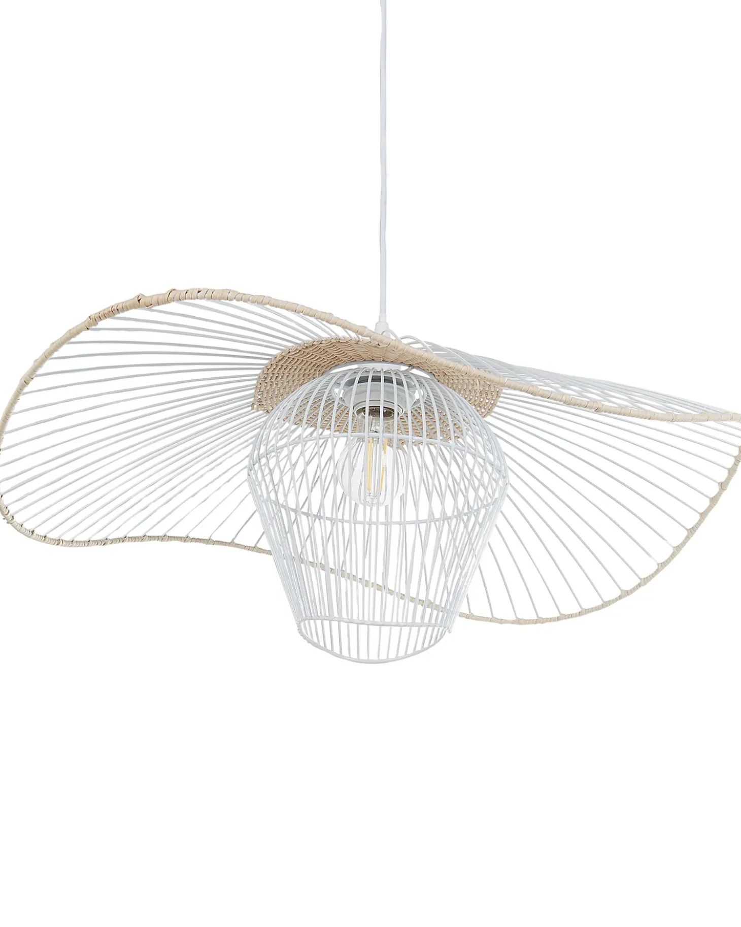 Loftlampe LUNGA Metal Hvid