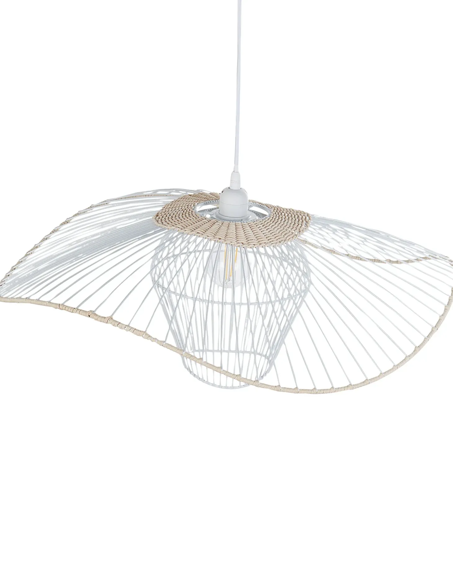 Loftlampe LUNGA Metal Hvid