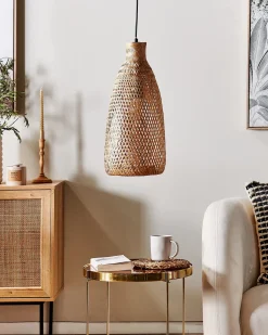 Loftlampe LWELA Bambus Naturlig